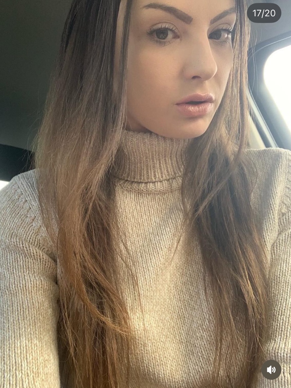 My Pretrial Beige Turtleneck Sweater